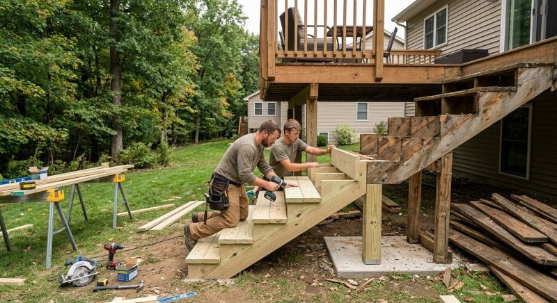 Concrete Steps Installation Service